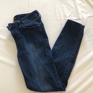 Dark wash Lee skinny jeans